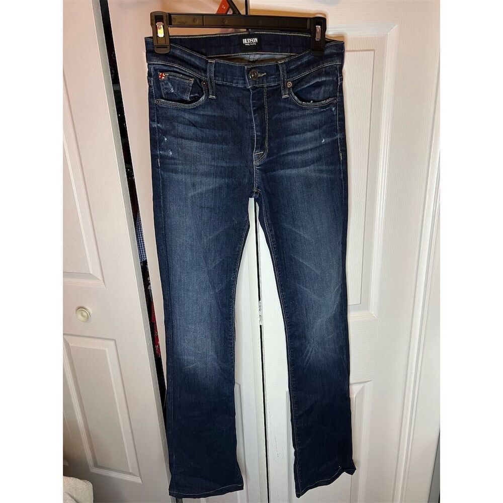 HUDSON Women's Slim Jeans Size 27 Blue Classic 5-Pocket Style